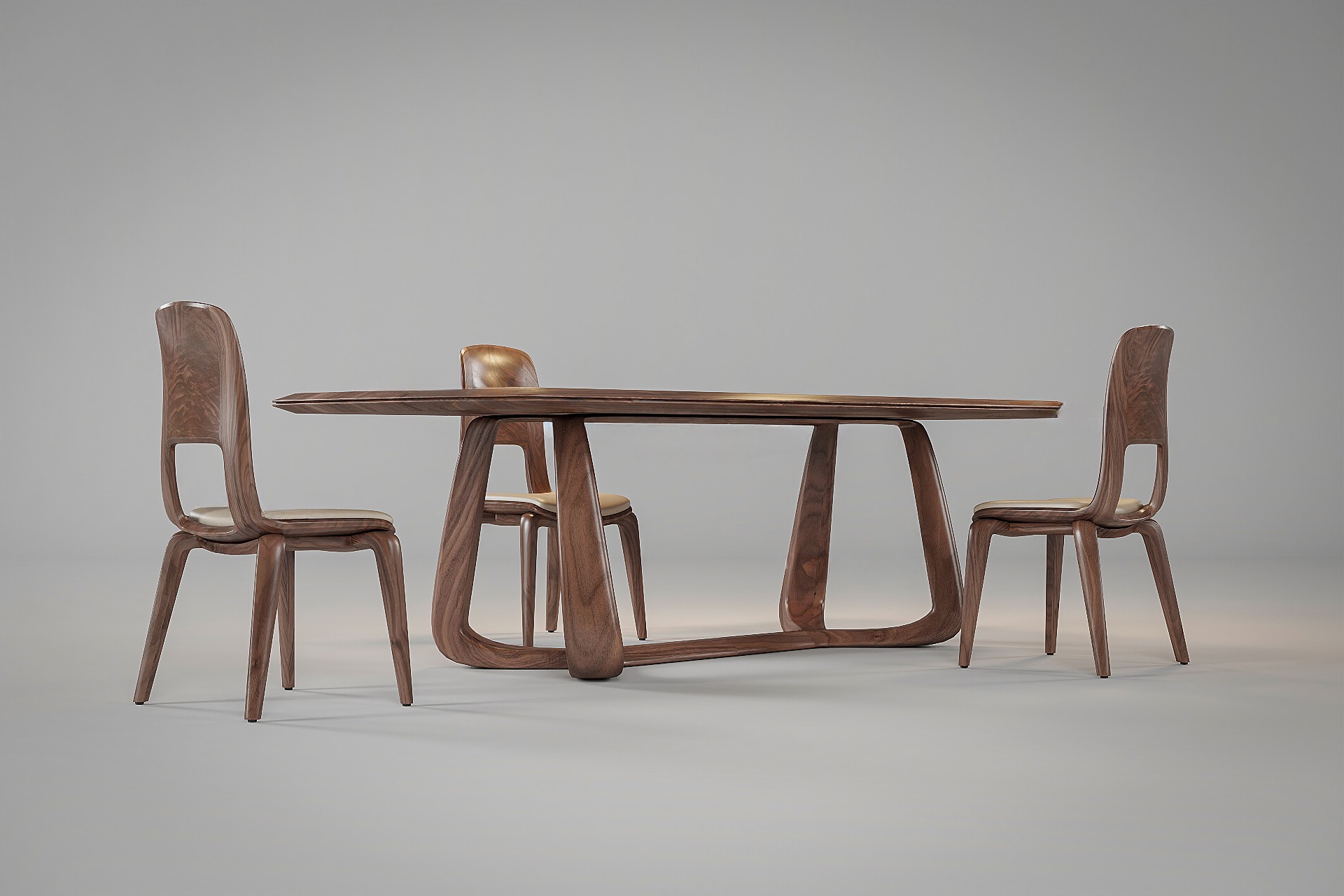 Ghế gỗ bàn ăn – Sự tinh tế trong từng chi tiết Ghế gỗ bàn ăn hiện đại chất liệu gỗ óc chó