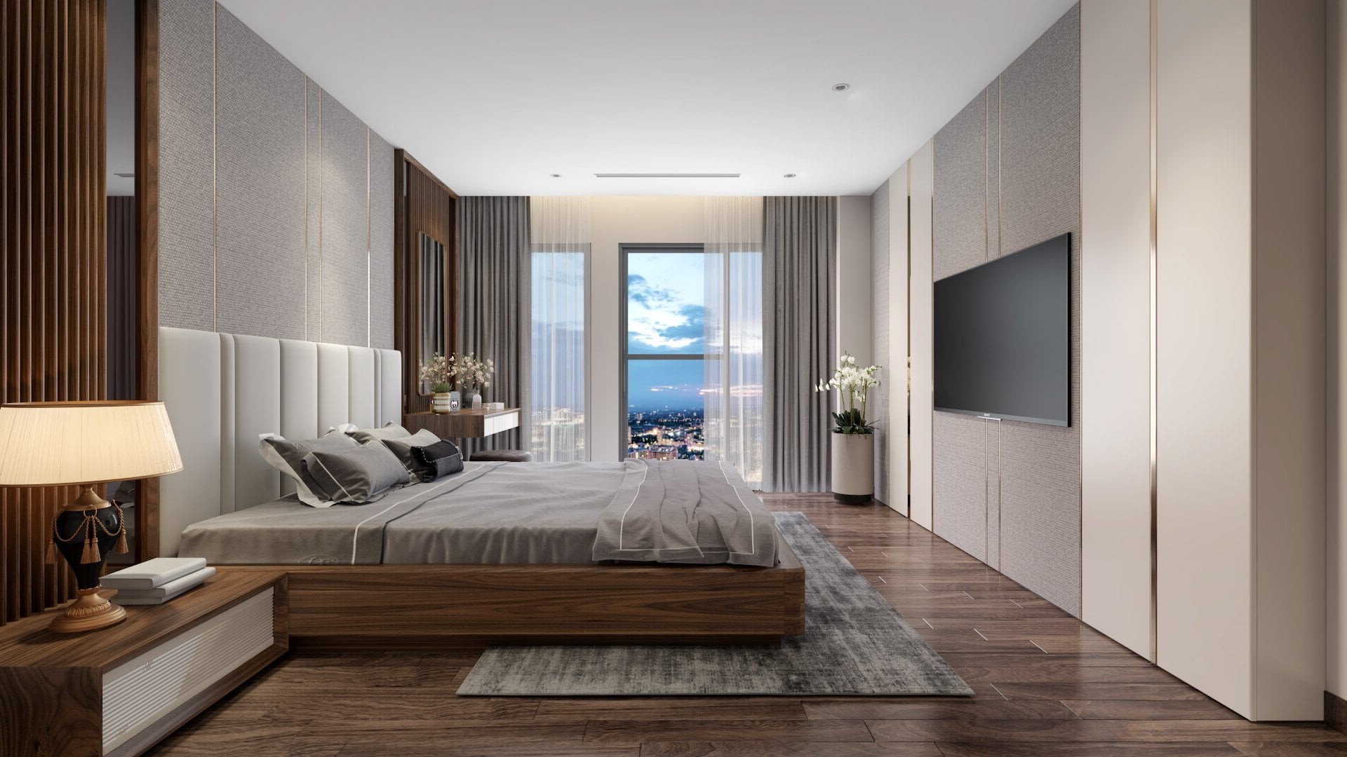 Giường ngủ đẹp đơn giản với kiểu dáng gọn nhẹ và dễ bố trí