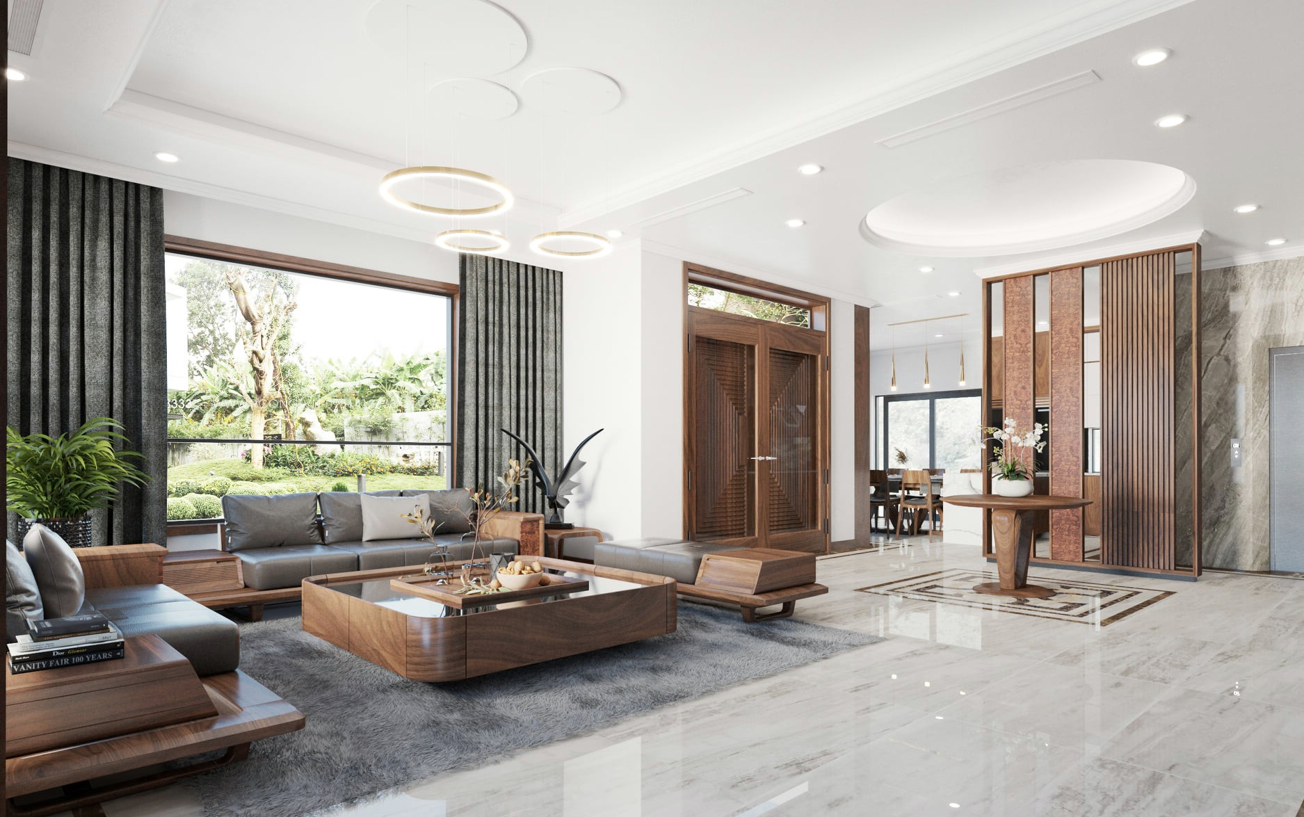 Mẫu bàn trà hiện đại có thiết kế tối giản và tiện dụng