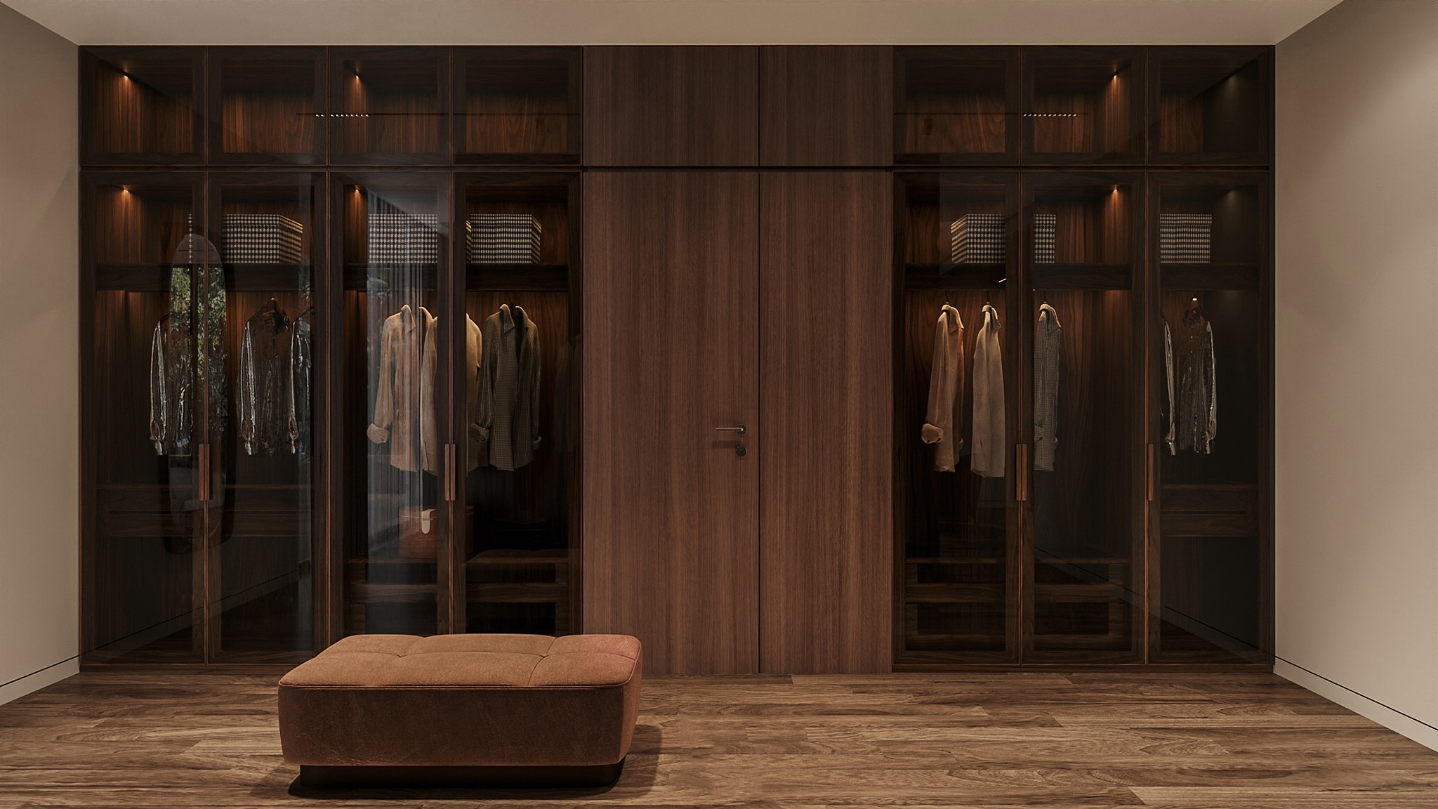 Mẫu tủ quần áo phòng ngủ đẹp với thiết kế gọn gàng và tiện dụng