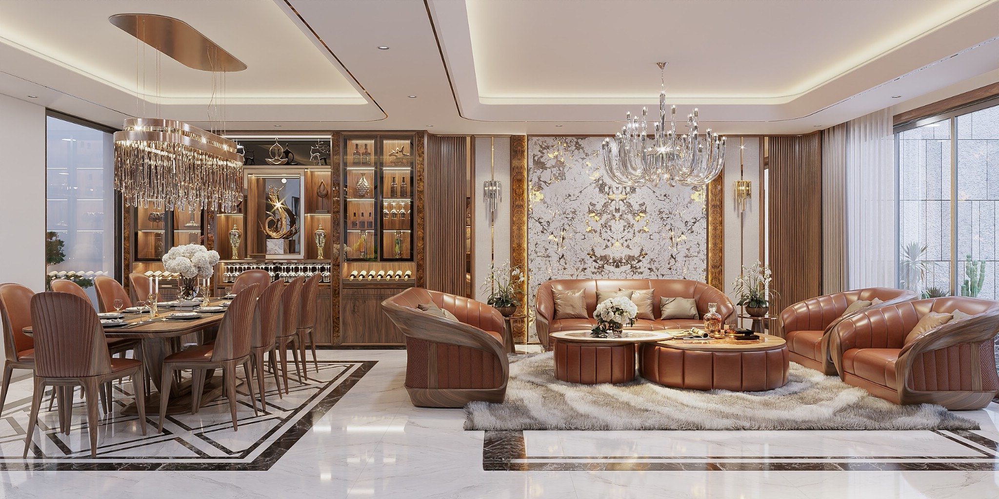 mẫu tủ rượu phòng khách hiện đại, đẳng cấp và tinh tế