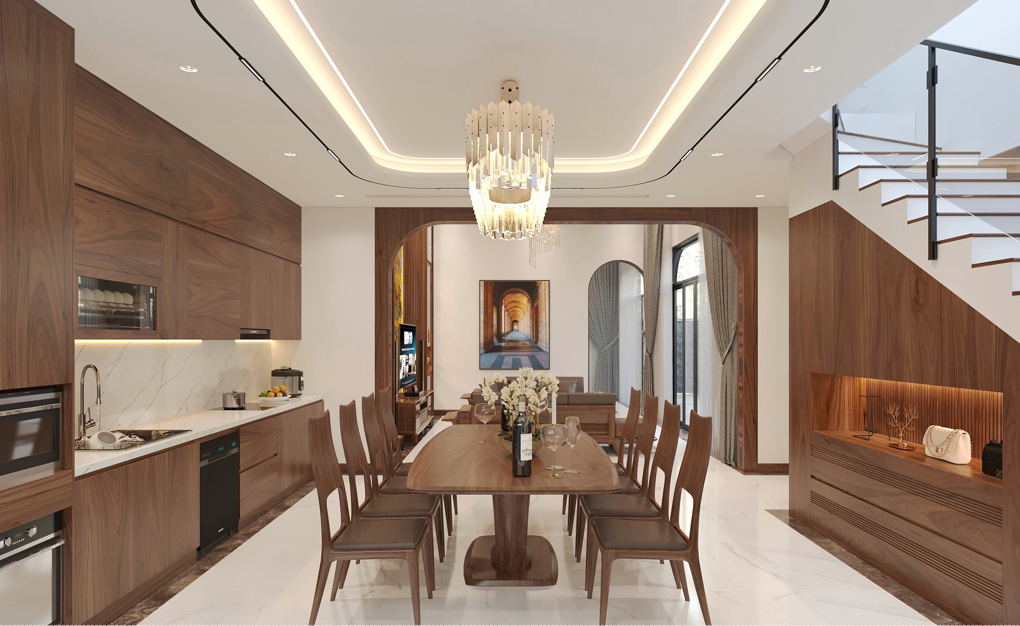 Thiết kế thi công nội thất nhà phố – Giải pháp tối ưu không gian sống Thiết kế thi công nội thất nhà phố hiện đại